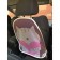 Protective cape on the back of the car seat "Cat Romantic"