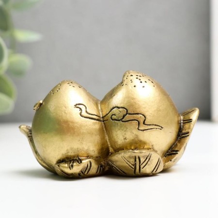 NECK Polystone for bronze "2 peaches" 6x4x4 cm-2