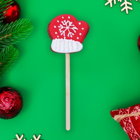 New Year. Mini chocolate cookies on the New Year's stick 15g 60pcs (2bleh30pcs)-2