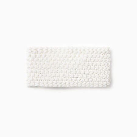 Knitted bandage for a girl crumb I, rr 17 cm, milk-1