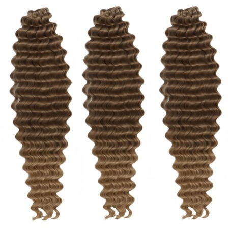 Hollywood Africolocons, 60 cm, 270 grams, dark-brown/light-brown color HKB18T/16 (Catherine)-1