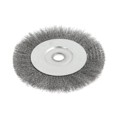 Metal brush for ushm tundra, flat, landing 22 mm, 200 mm