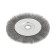 Metal brush for ushm tundra, flat, landing 22 mm, 200 mm