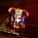 Souvenir "Wise Elephant" aluminum 4,5x4x2 cm