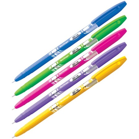 Ballic handle 0.7 mm, Berlingo Blitz, blue ink, mix-2