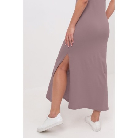 Women's dress, size 52, cappuccino color-3