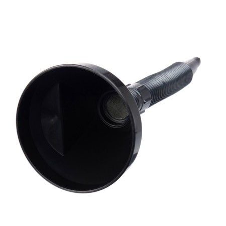 Funnel for fuels and lubricants with a grid, diameter 130 mm, height 360 mm, removable flexible nose-3