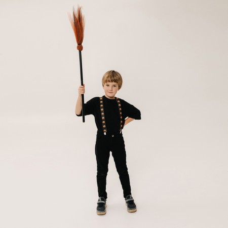 Carnival suspenders "Funny pumpkin"-6