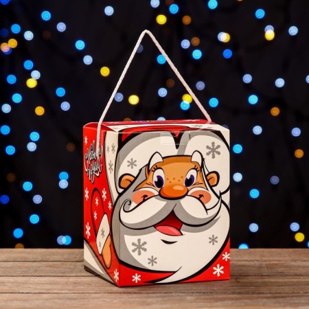 Gift box "Smokyubik Santa Claus", 12 x 12 x 15.5 cm