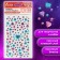 Rhinestones self-adhesive "hearts", assorted, 5-18 mm, 130 pcs.