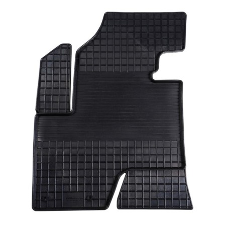 Rubber rugs ’grid’ for Hyundai Santa Fe II New, 2010-2012-1