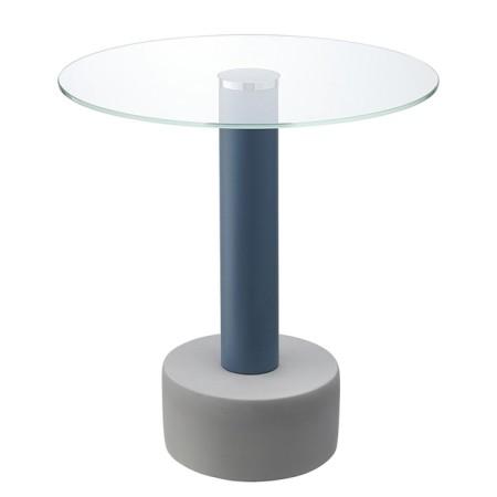 Coffee table, 480 × 480 × 500 mm, blue color-3
