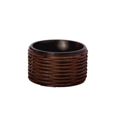 Wazon wicker, 67 × 40 cm, brown, 90 l, deckwood