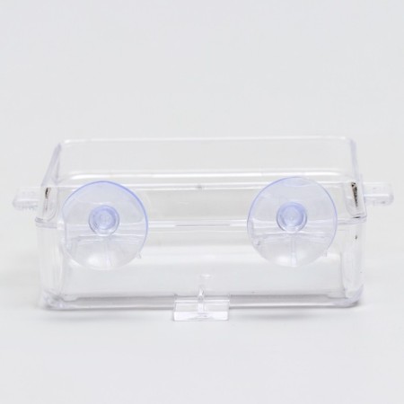 NomoyPet feeder for a terrarium on suction cups, 10 x 4 x 7.5 cm-2