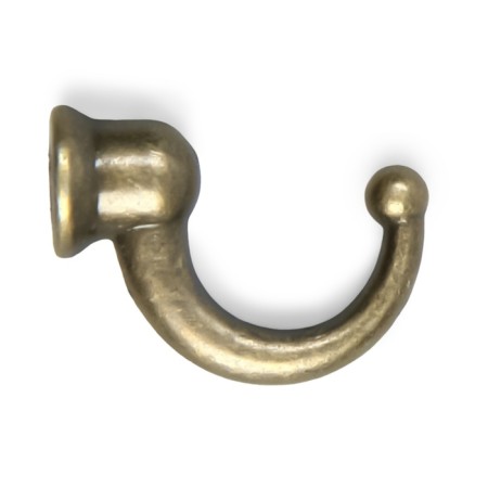 Hook furniture tundra TKO022, one -rod, bronze, 25 pcs-3