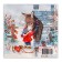 New Year's napkins Paper Home Collection "Beloved Friend", 3 layers, 33x33 cm, 20 pcs