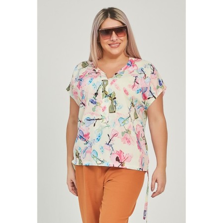 Female blouse, size 52, milk color