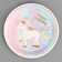 Paper plate "Unicorn", 6 pcs.