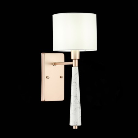 Wall lamp ST LUCE. SL1163.201.01. Vellino. 1x40 watts, E14, 15x41 cm, matte gold color-1