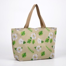 Beach bag, lightning department, beige color