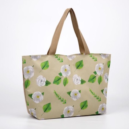 Beach bag, lightning department, beige color