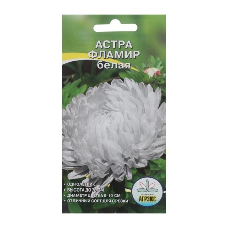 Flower seeds ANTERNAL ASTRA "Flamir Belaya", 0.2 g