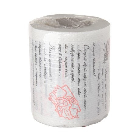 Souvenir toilet paper "jokes", 6 part, 9.5x10x9.5 cm