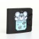 Wallet on the button, the color is black