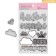 Cardboard stickers with foil "our baby"