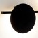 Wall lamp mantra eris, LED, 1280LM, 3000K, 600x32x286 mm, black color