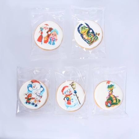 New Year. Vanilla cookies "New Year" 35g (1 Cor = 16pcs)-10
