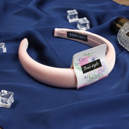 Hair cap "Jeannette" Galant volume, 3 cm, pink-1