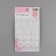 A set of buttons, 4 punctures, d = 10/15/20 mm, 17 pcs, in a blister, white color