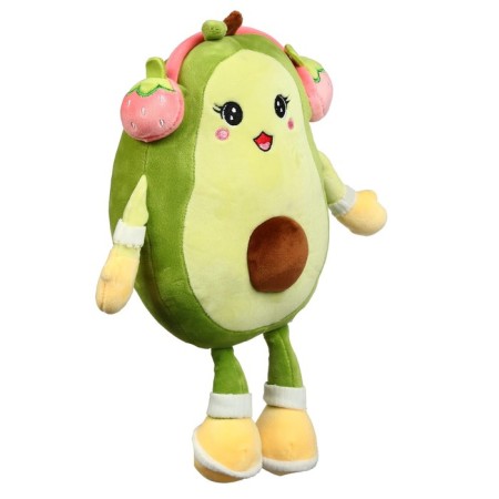 Soft toy "Avocado in headphones"-1
