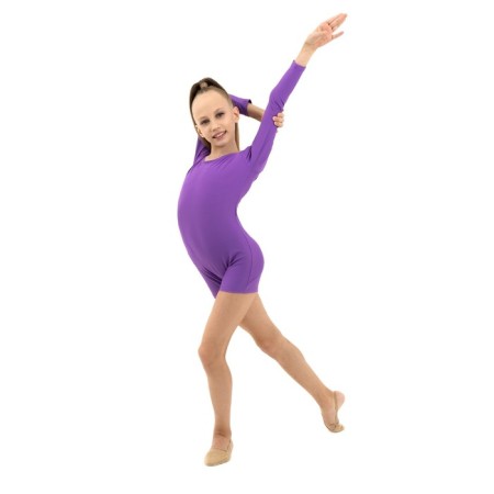 A swimsuit for gymnastics and dancing Grace Dance, p. 32, purple color-3