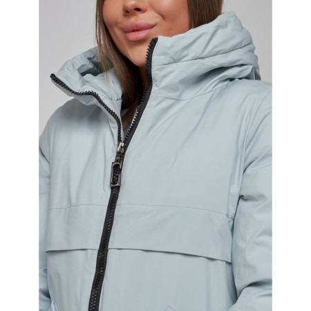 Winter jacket, size 42, turquoise color-12