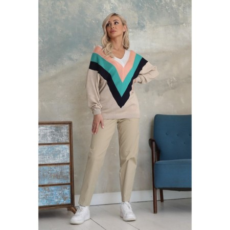 Female pool Wisell, size 46, beige color-5