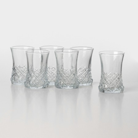 A set of glass glasses Kenzu, 140 ml, 6 pcs