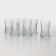 A set of glass glasses Kenzu, 140 ml, 6 pcs