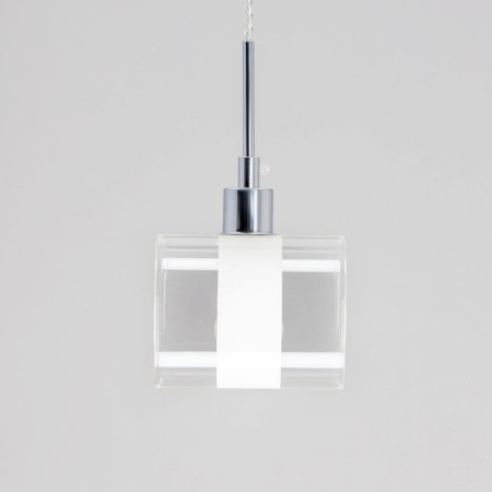 Suspended Citilux Virta CL139012, 12x10x25 cm, 1x60W, E14, gray color.-6