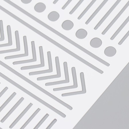 Plastic stencil "lines" 16x24 cm-2