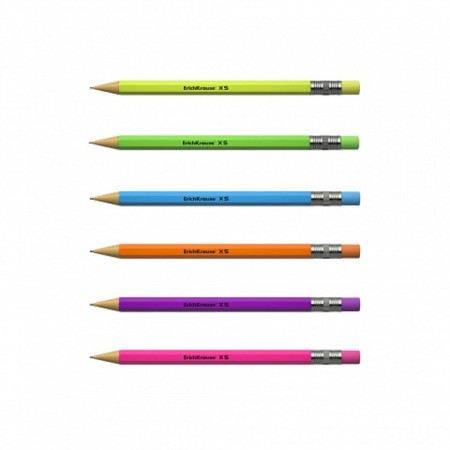 Mechanical pencil Erichkrause "XS", NV, Grifel D = 0.5 mm, in a tube, mix-5