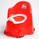 Children's anti -slip “comfort” pot with a lid, a removable bowl, red color