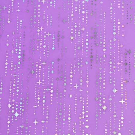 Flower film "Falling Stars", 58 cm x 5 m light purple-2