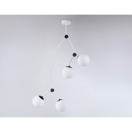 Suspended Ambrella Light, Modern, TR2572, 4HE27, white, black color-1