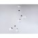 Suspended Ambrella Light, Modern, TR2572, 4HE27, white, black color