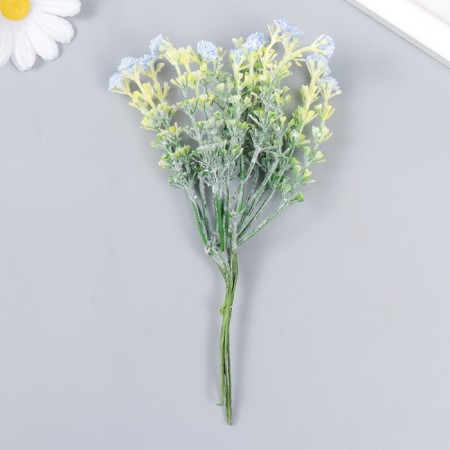 Flowers for decorating "Shabo clove" Blue 1 bouquet = 6 heads 17 cm-1