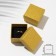 Gift box for earrings/ring "Shine", 5 × 5, color gold