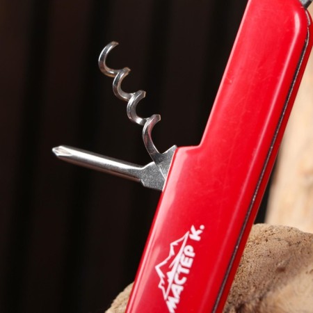 Swiss knife "Master K" 6B1, red-2