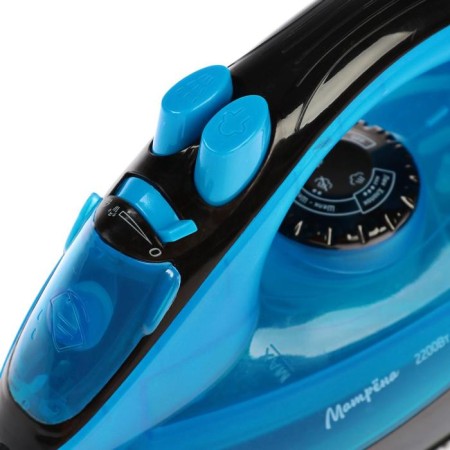 Matryona iron MA-047, 2200 watts, steel sole, blue-2